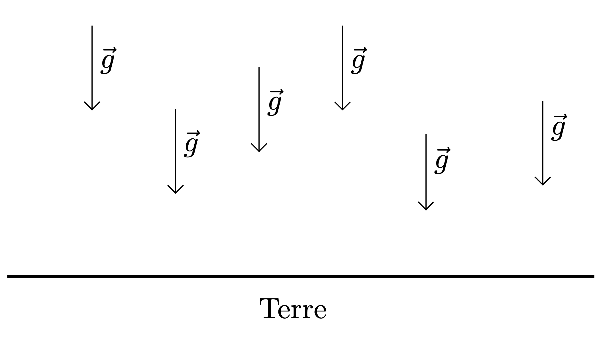 Accélération de la pesanteur à la surface de la Terre